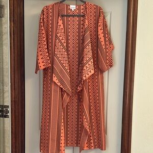 LuLaRoe Aztec Print Long Drape Cardigan.  New Without Tags